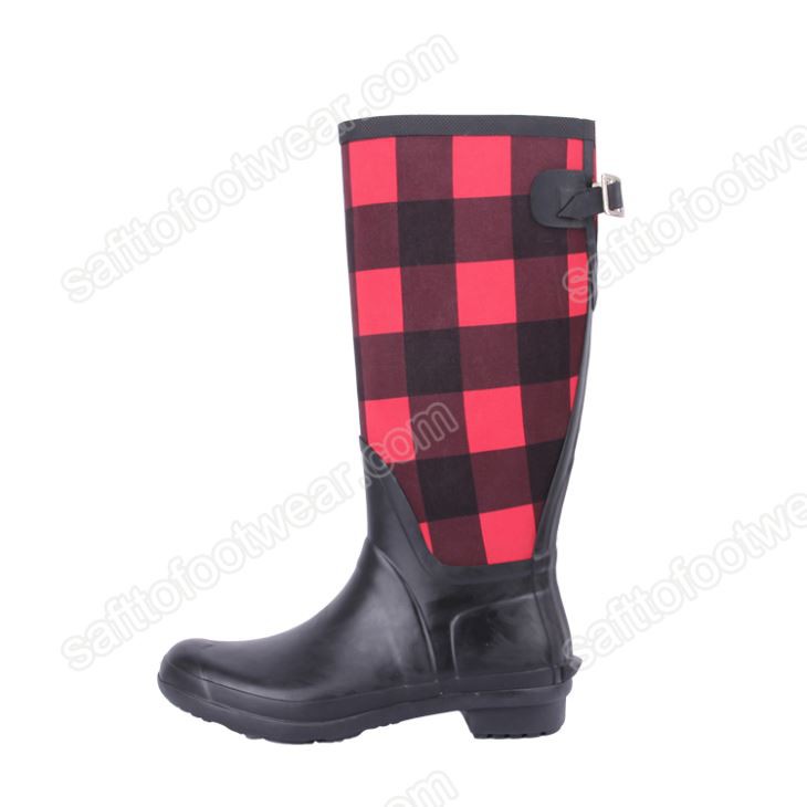 Γυναικείες ζεστές μπότες βροχής από νεοπρένιο